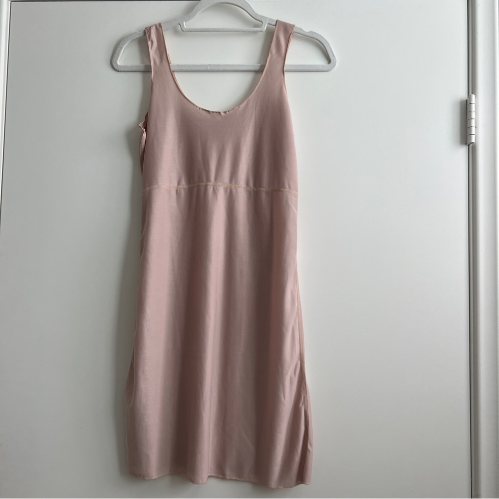 Nude slip dress